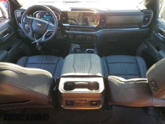 2023 Chevrolet Silverado 1500 with VIN 2GCUDJED6P1136932, listed as a Copart auction lot 87827415 with 9,500 mi miles and Salvage Title. Bid and sale history available at DreamBid. Image 8.