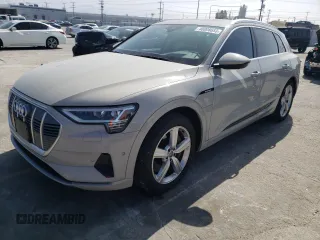 2019 Audi e-tron Prestige with VIN WA1VABGE1KB023093, listed as a Copart auction lot 48008653 with 45,531 mi miles. Bid and sale history available at carsss.com. Image 1.