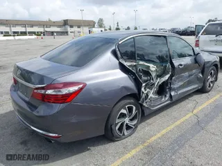 2017 Honda Accord Sedan LX with VIN 1HGCR2F30HA166400, listed as a IAAI auction lot 41909528 with 77,652 mi miles. Bid and sale history available at carsss.com. Image 4.