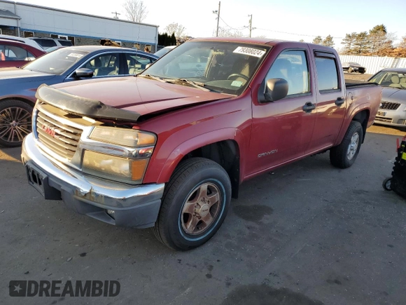2005 GMC Canyon 1SF SLE Z71 with VIN 1GTDT136X58156876, listed as a Copart auction lot 79308024 with 131,757 mi miles and Clean Title. Bid and sale history available at carsss.com. Image 1.