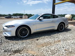 2019 Ford Mustang GT with VIN 1FA6P8CF0K5151212, listed as a Copart auction lot 56918665 with 136,502 mi miles and Salvage title. Bid and sale history available at DreamBid. Image 1.
