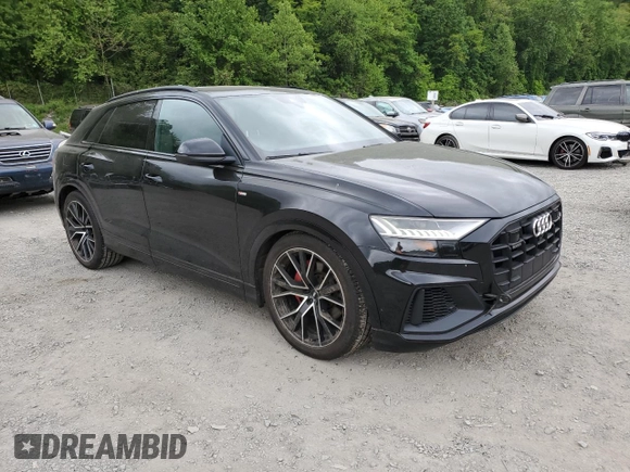 2020 Audi Q8 Prestige z VIN WA1FVAF14LD025847, wystawiony jako Copart lot #52890625 z przebiegiem 52 416 mil mil oraz Szkoda całkowita • Salvage title. Historia ofert i sprzedaży dostępna na DreamBid. Obrazek 4.