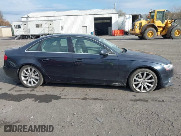 2013 Audi A4 Premium Plus with VIN WAUFFAFL2DN034768, listed as a IAAI auction lot 40727577 with 215,069 mi miles. Bid and sale history available at carsss.com. Image 13.