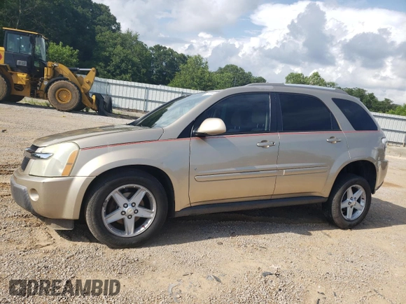 2006 Chevrolet Equinox LT with VIN 2CNDL63F866081322, listed as a Copart auction lot 57055354 with 155,309 mi miles and Salvage Title. Bid and sale history available at carsss.com. Image 1.