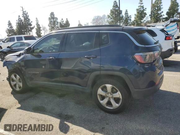 2020 Jeep Compass Altitude with VIN 3C4NJCBB4LT105392, listed as a Copart auction lot 44616755 with 196,044 mi miles and Clean Title. Bid and sale history available at carsss.com. Image 2.