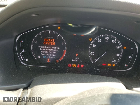 2019 Honda Accord Touring with VIN 1HGCV2F94KA002672, listed as a Copart auction lot 55112775 with 64,937 mi miles and Salvage title. Bid and sale history available at DreamBid. Image 9.