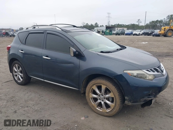 2012 Nissan Murano S with VIN JN8AZ1MU1CW102488, listed as a IAAI auction lot 41186303 with 172,652 mi miles and . Bid and sale history available at DreamBid. Image 13.