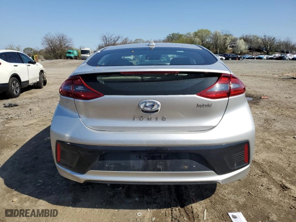 2018 Hyundai Ioniq Hybrid Limited with VIN KMHC05LCXJU097276, listed as a Copart auction lot 51117795 with 73,779 mi miles and Salvage Title. Bid and sale history available at carsss.com. Image 6.