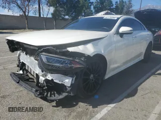 2019 Mercedes-Benz CLS with VIN WDD2J5JB5KA010464, listed as a Copart auction lot 46173895 with 62,854 mi miles and Salvage Title. Bid and sale history available at carsss.com. Image 1.