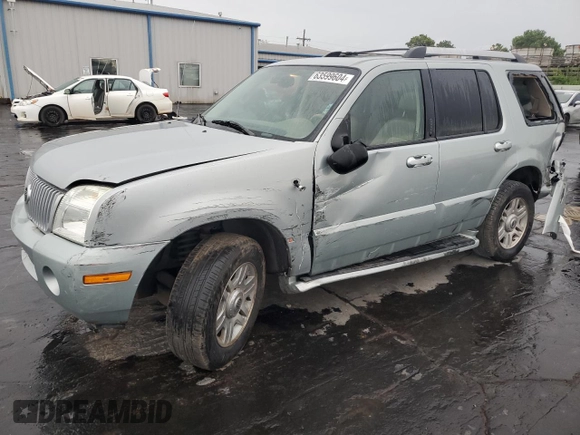 2005 Mercury Mountaineer Convenience z VIN 4M2DU86W05ZJ24234, wystawiony jako Copart lot #63599604 z przebiegiem 181 334 mil mil oraz Szkody całkowita. Historia ofert i sprzedaży dostępna na DreamBid. Obrazek 1.