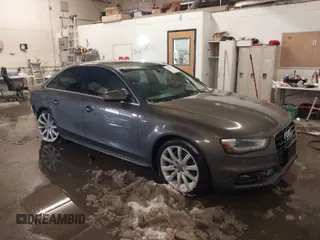 2014 Audi A4 Premium with VIN WAUBFAFL0EN013661, listed as a IAAI auction lot 41450170 with 102,857 mi miles. Bid and sale history available at carsss.com. Image 1.