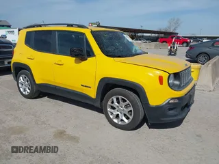 2016 Jeep Renegade Latitude z VIN ZACCJABT4GPC77343, wystawiony jako IAAI lot #41828627 z przebiegiem 117 566 mil mil oraz . Historia ofert i sprzedaży dostępna na DreamBid. Obrazek 1.