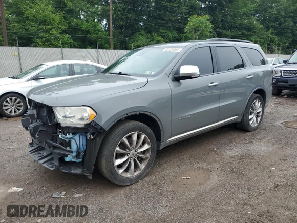 2022 Dodge Durango Citadel Anodized Platinum with VIN 1C4RDJEG0NC133046, listed as a Copart auction lot 60729085 with 73,085 mi miles and Salvage title. Bid and sale history available at DreamBid. Image 1.