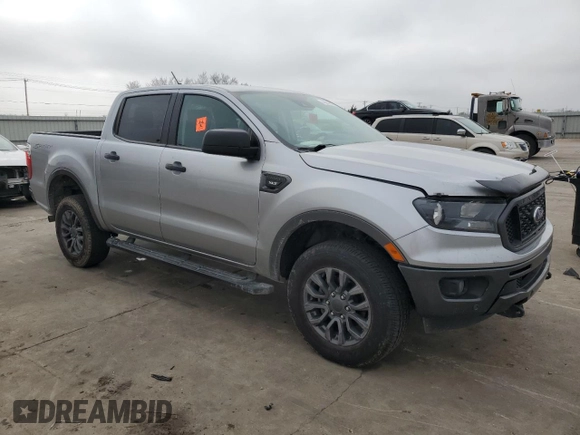 2020 Ford Ranger XL with VIN 1FTER4EH5LLA87088, listed as a Copart auction lot 44439075 with 86,053 mi miles and Salvage Title. Bid and sale history available at DreamBid. Image 4.