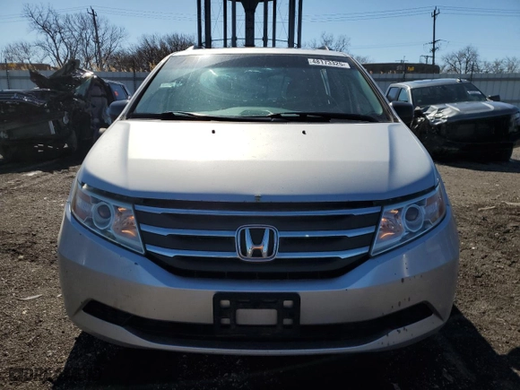 2013 Honda Odyssey EX-L with VIN 5FNRL5H69DB012899, listed as a Copart auction lot 48173325 with 203,191 mi miles and Salvage Title. Bid and sale history available at carsss.com. Image 5.