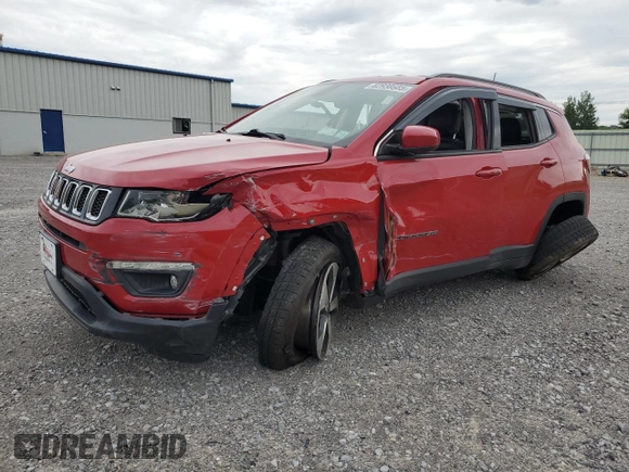 2017 Jeep Compass Latitude z VIN 3C4NJDBB5HT681683, wystawiony jako Copart lot #62938685 z przebiegiem 163 017 mil mil oraz Szkoda całkowita • Salvage title. Historia ofert i sprzedaży dostępna na DreamBid. Obrazek 1.