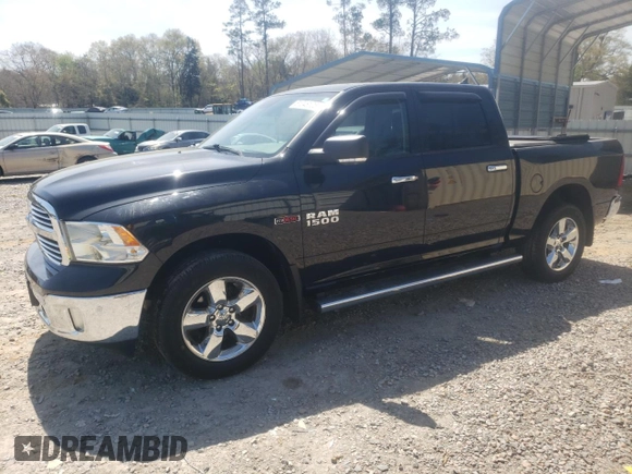 2017 Ram 1500 Big Horn with VIN 1C6RR7LMXHS879485, listed as a Copart auction lot 51048105 with 55,181 mi miles and Clean Title. Bid and sale history available at carsss.com. Image 1.