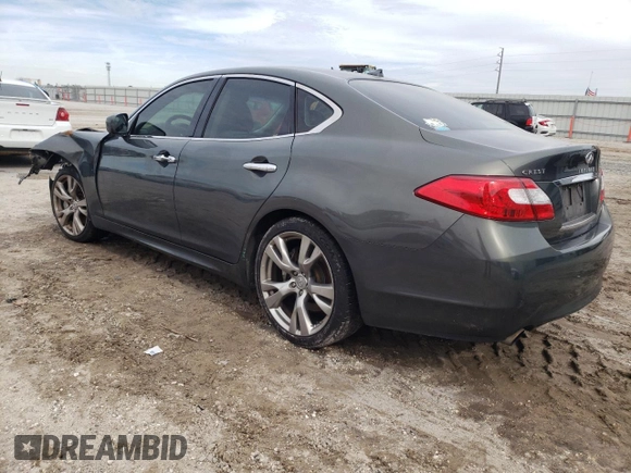 2012 Infiniti M37 with VIN JN1BY1AP1CM334623, listed as a Copart auction lot 88463105 with 132,241 mi miles and Salvage Title. Bid and sale history available at carsss.com. Image 2.