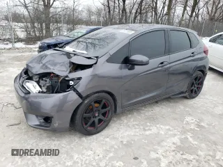 2015 Honda Fit EX-L z VIN 3HGGK5H82FM727695, wystawiony jako Copart lot #55624385 z przebiegiem Nie podano mil oraz Nie do naprawy • Non repairable. Historia ofert i sprzedaży dostępna na DreamBid. Obrazek 1.