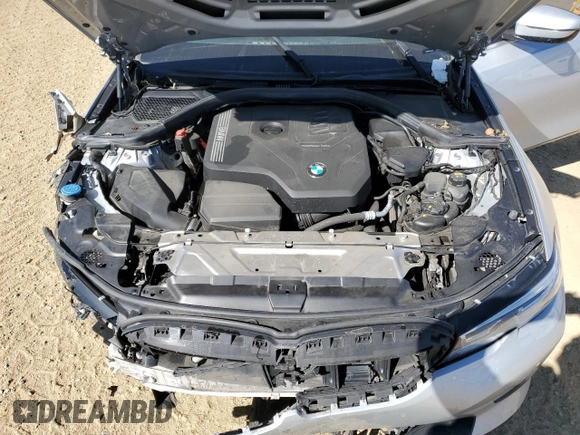 2020 BMW 3 Series 330i with VIN WBA5R1C02LFH39000, listed as a Copart auction lot 46874295 with Not provided miles and Salvage title. Bid and sale history available at DreamBid. Image 12.