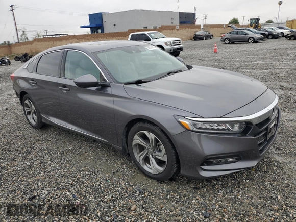2018 Honda Accord EX-L z VIN 1HGCV1F5XJA110641, wystawiony jako Copart lot #55830625 z przebiegiem 75 198 mil mil oraz Szkoda całkowita • Salvage title. Historia ofert i sprzedaży dostępna na DreamBid. Obrazek 4.