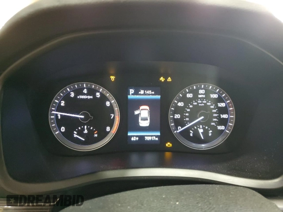 2019 Hyundai Sonata SEL with VIN 5NPE34AF8KH735760, listed as a Copart auction lot 54318655 with 70,917 mi miles and Salvage Title. Bid and sale history available at DreamBid. Image 9.