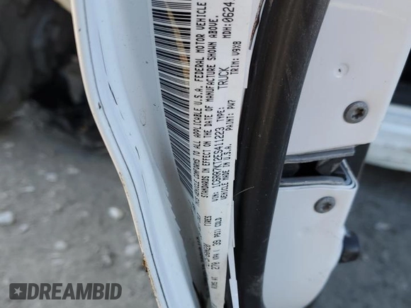 2014 Ram 1500 Express with VIN 1C6RR7KT2ES411223, listed as a Copart auction lot 44519485 with 0 mi miles and Salvage Title. Bid and sale history available at carsss.com. Image 14.