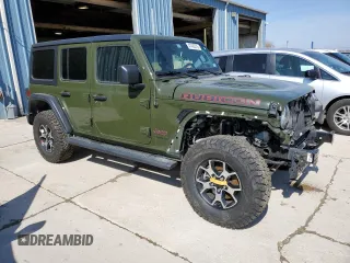 2020 Jeep Wrangler Unlimited Rubicon z VIN 1C4HJXFG9LW329455, wystawiony jako Copart lot #47429375 z przebiegiem 57 629 mil mil oraz Szkoda całkowita • Salvage title. Historia ofert i sprzedaży dostępna na DreamBid. Obrazek 4.