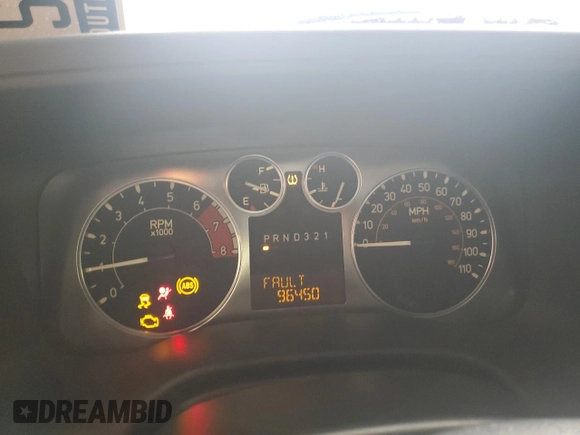 2008 Hummer H3 SUV with VIN 5GTEN13E588146985, listed as a Copart auction lot 73355404 with 96,450 mi miles and Salvage Title. Bid and sale history available at carsss.com. Image 9.
