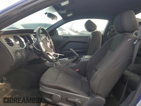 2013 Ford Mustang V6 with VIN 1ZVBP8AM1D5225666, listed as a Copart auction lot 45100445 with 51,588 mi miles and Salvage Title. Bid and sale history available at carsss.com. Image 7.