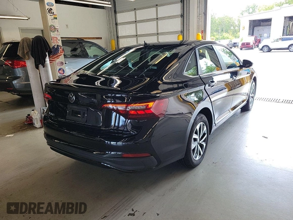 2024 Volkswagen Jetta S with VIN 3VW5M7BUXRM041133, listed as a IAAI auction lot 42900559 with 23,846 mi miles and . Bid and sale history available at DreamBid. Image 28.