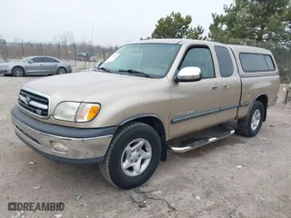 2002 Toyota Tundra SR5 with VIN 5TBRT34192S285132, listed as a IAAI auction lot 41998521 with 107,825 mi miles. Bid and sale history available at carsss.com. Image 2.