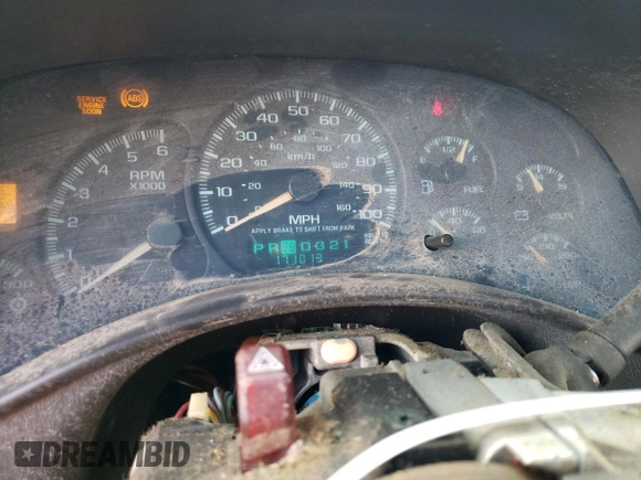 2000 Chevrolet Silverado 2500 z VIN 1GCGK24U3YE263454, wystawiony jako Copart lot #80294994 z przebiegiem 171 013 mil mil oraz Szkoda całkowita • Salvage title. Historia ofert i sprzedaży dostępna na DreamBid. Obrazek 9.