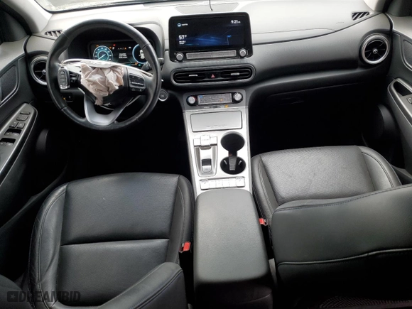 2022 Hyundai Kona Electric Limited with VIN KM8K53AG2NU157337, listed as a Copart auction lot 85951694 with 62,285 mi miles and Salvage Title. Bid and sale history available at carsss.com. Image 8.