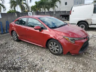 2021 Toyota Corolla LE with VIN 5YFEPMAE0MP256959, listed as a Copart auction lot 46864335 with 58,912 mi miles and Salvage Title. Bid and sale history available at carsss.com. Image 4.