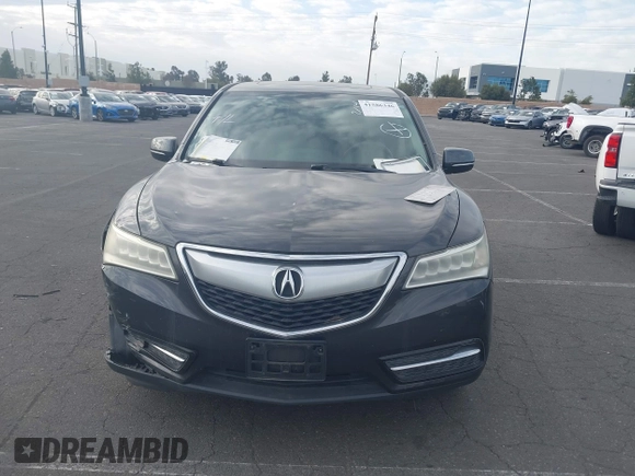 2016 Acura MDX with VIN 5FRYD3H23GB007677, listed as a IAAI auction lot 41586346 with 104,586 mi miles. Bid and sale history available at carsss.com. Image 12.