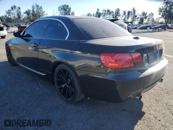 2011 BMW 3 Series 335i with VIN WBADX7C55BE580281, listed as a Copart auction lot 88149145 with 94,927 mi miles and Salvage Title. Bid and sale history available at carsss.com. Image 2.