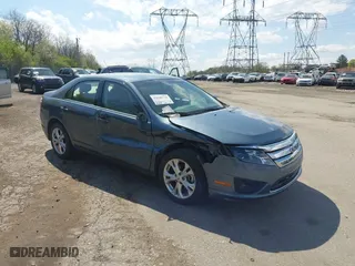 2012 Ford Fusion SE with VIN 3FAHP0HAXCR228318, listed as a IAAI auction lot 42048711 with 76,700 mi miles. Bid and sale history available at carsss.com. Image 1.