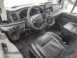 2020 Ford Transit Cargo with VIN 1FTBF4XG7LKB21098, listed as a Copart auction lot 44429335 with 163,011 mi miles and Salvage Title. Bid and sale history available at DreamBid. Image 8.