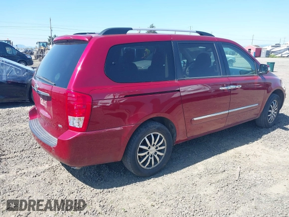 2012 Kia Sedona EX with VIN KNDMH4C70C6417629, listed as a IAAI auction lot 42039065 with 288,061 mi miles. Bid and sale history available at carsss.com. Image 4.