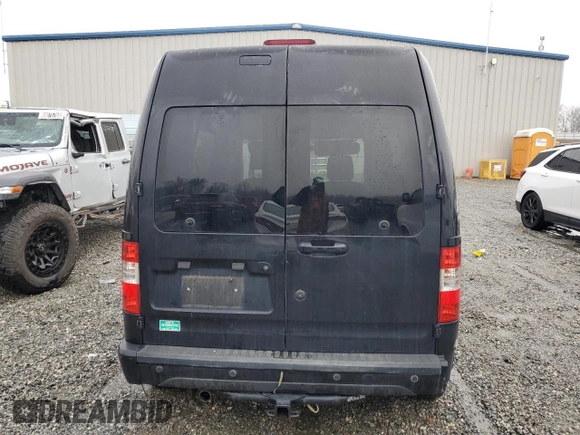 2012 Ford Transit Connect XLT with VIN NM0KS9BN8CT105675, listed as a Copart auction lot 44783465 with 193,163 mi miles and Salvage title. Bid and sale history available at DreamBid. Image 6.