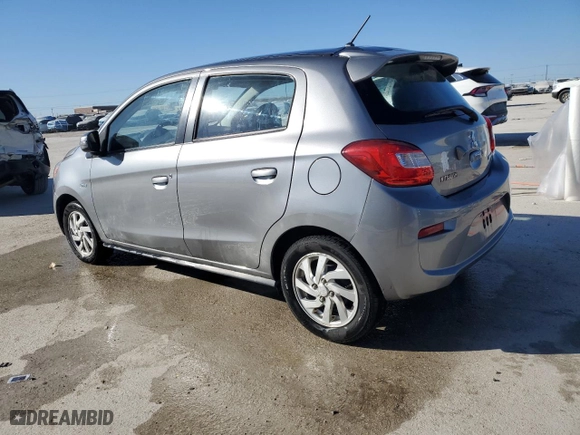 2019 Mitsubishi Mirage SE with VIN ML32A4HJ5KH005759, listed as a Copart auction lot 42138985 with 104,233 mi miles and Salvage Title. Bid and sale history available at carsss.com. Image 2.