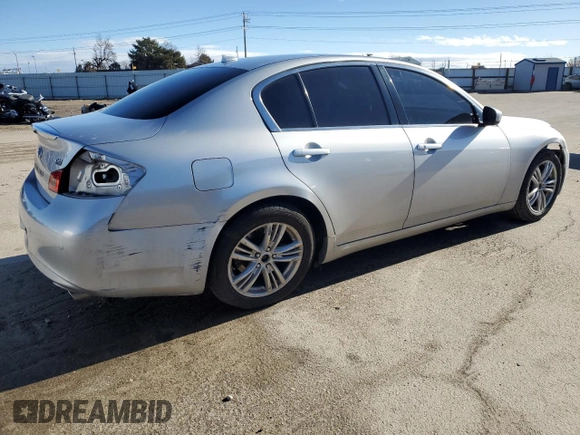 2013 Infiniti G37 Journey with VIN JN1CV6AP3DM713912, listed as a Copart auction lot 45978875 with 120,924 mi miles and Salvage title. Bid and sale history available at DreamBid. Image 3.