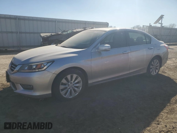 2013 Honda Accord EX-L with VIN 1HGCR2F80DA106221, listed as a Copart auction lot 47129185 with 222,989 mi miles and Clean Title. Bid and sale history available at DreamBid. Image 1.