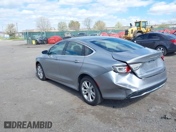 2016 Chrysler 200 Limited with VIN 1C3CCCAB9GN149515, listed as a IAAI auction lot 41987600 with 54,747 mi miles. Bid and sale history available at carsss.com. Image 3.