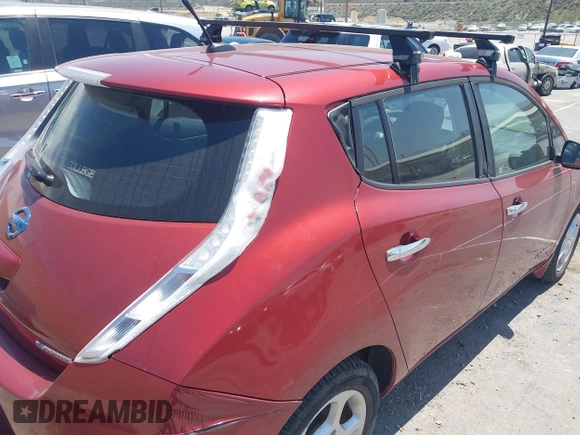 2013 Nissan LEAF SL with VIN 1N4AZ0CP3DC403872, listed as a IAAI auction lot 41669356 with 65,955 mi miles. Bid and sale history available at carsss.com. Image 6.