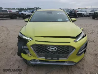 2019 Hyundai Kona Ultimate with VIN KM8K53A50KU274540, listed as a Copart auction lot 84344054 with 61,229 mi miles and Salvage Title. Bid and sale history available at carsss.com. Image 5.