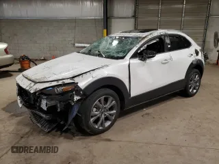 2025 Mazda CX-30 S Premium with VIN 3MVDMBDM4SM764141, listed as a Copart auction lot 55332175 with Not provided miles and Salvage title. Bid and sale history available at DreamBid. Image 1.