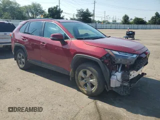 2023 Toyota RAV4 XLE with VIN 2T3P1RFV2PW396215, listed as a Copart auction lot 63398445 with 43,679 mi miles and Salvage title. Bid and sale history available at DreamBid. Image 4.