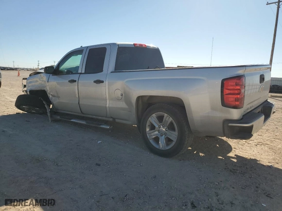 2018 Chevrolet Silverado 1500 Custom with VIN 1GCRCPEH8JZ328981, listed as a Copart auction lot 44075575 with 56,742 mi miles and Salvage Title. Bid and sale history available at carsss.com. Image 2.